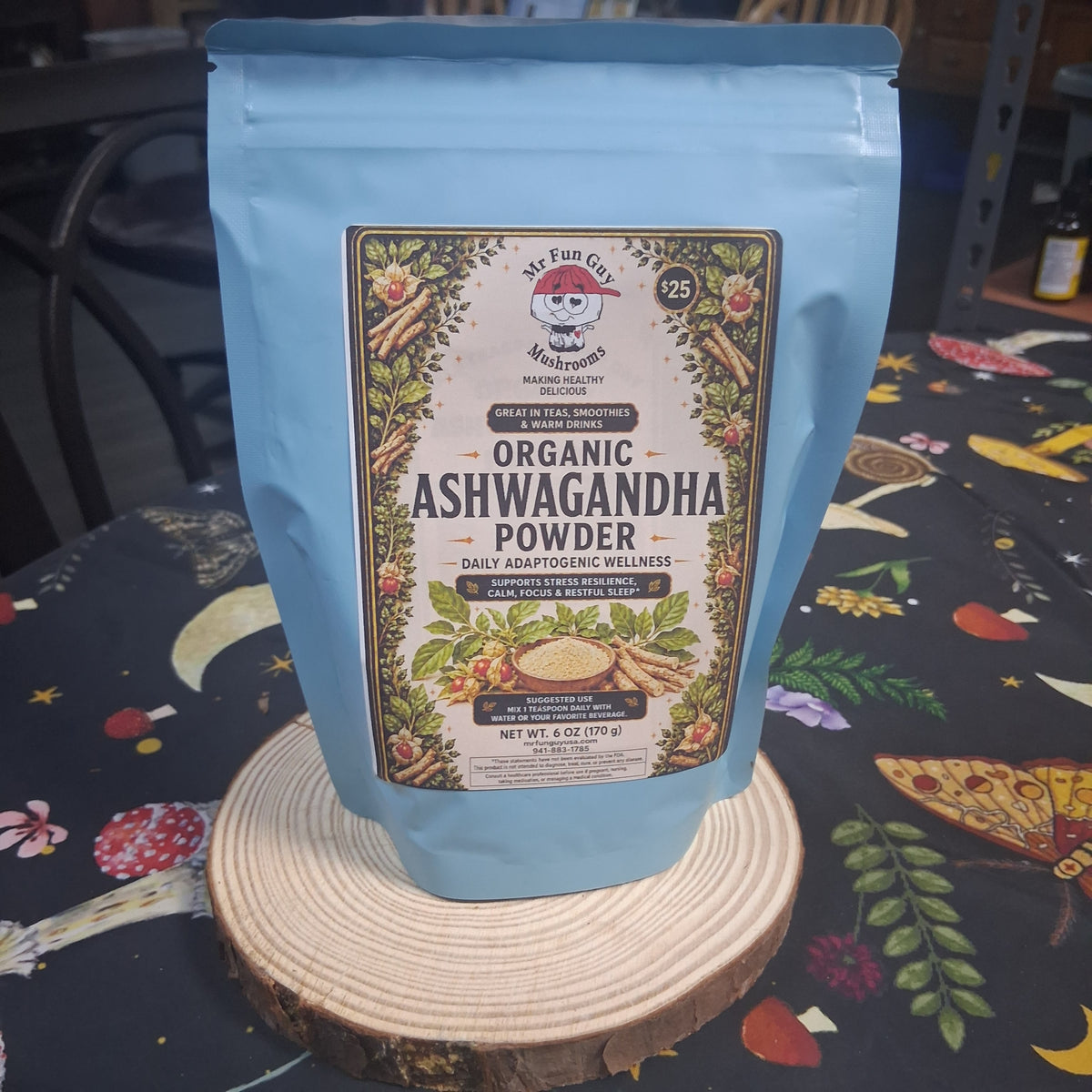 Organic Ashwagandha Powder 6 oz