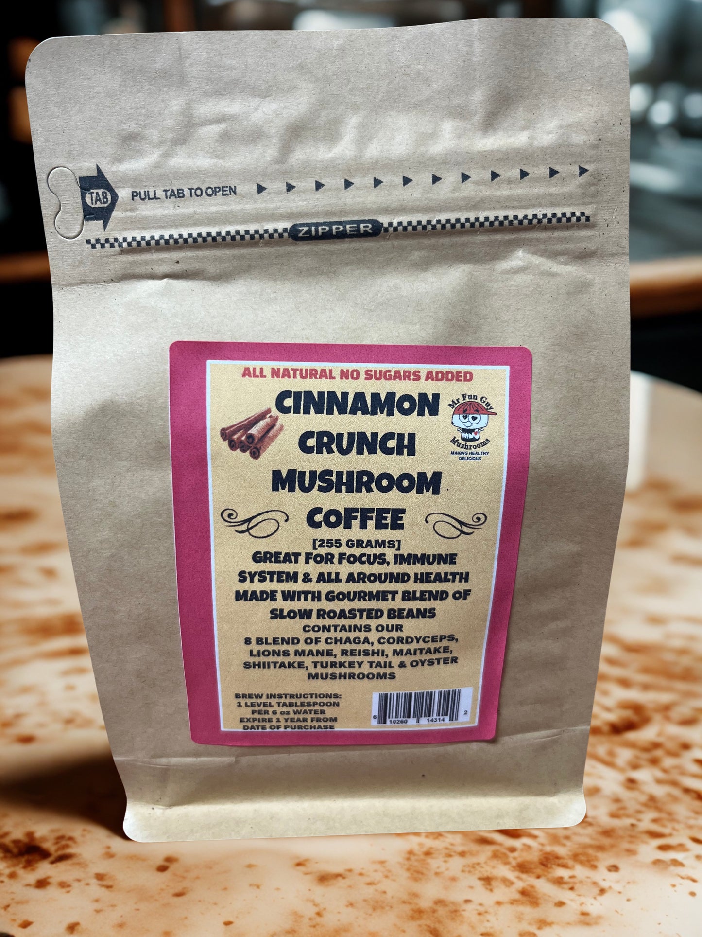 Cinnamon Crunch Mushroom Coffee 255 grams