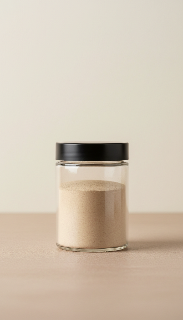 Performance dual extract powder glass jar