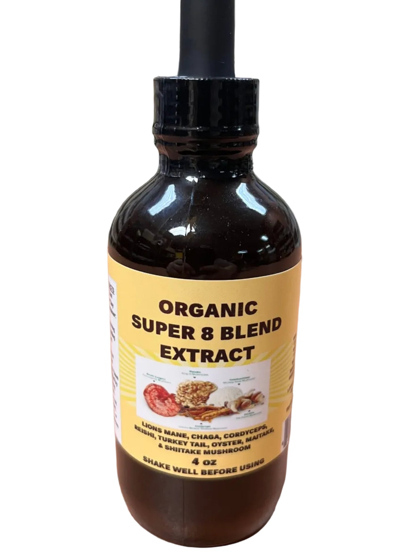 Organic Super 8 Blend Extract 4 oz