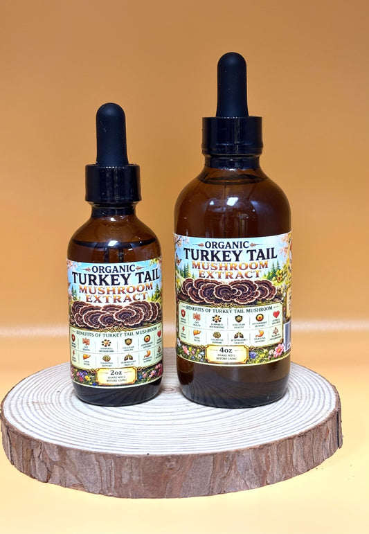 Organic Turkey Tail Mushroom Extract 4 oz