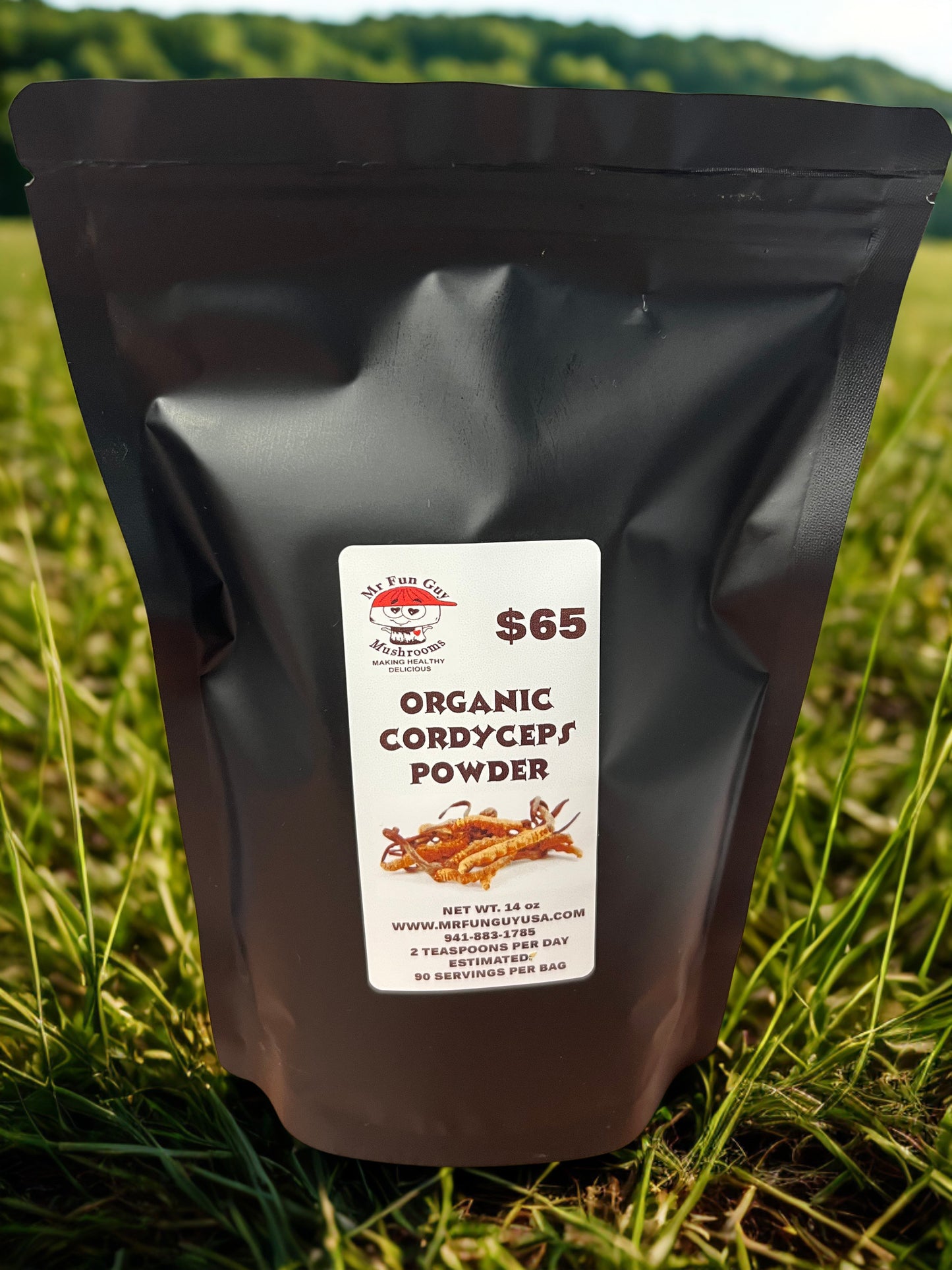 Organic Cordyceps Mushroom Powder 14 oz