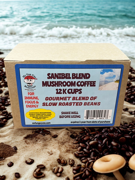 Sanibel Blend Mushroom Coffee 12 K Cups