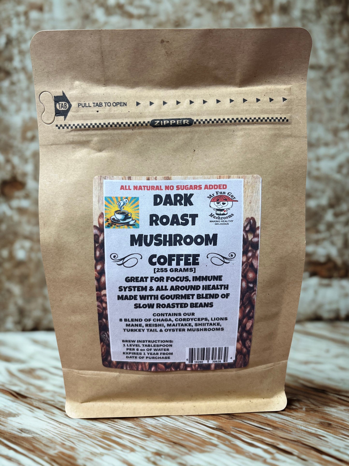 Dark Roast Mushroom Coffee 255 grams