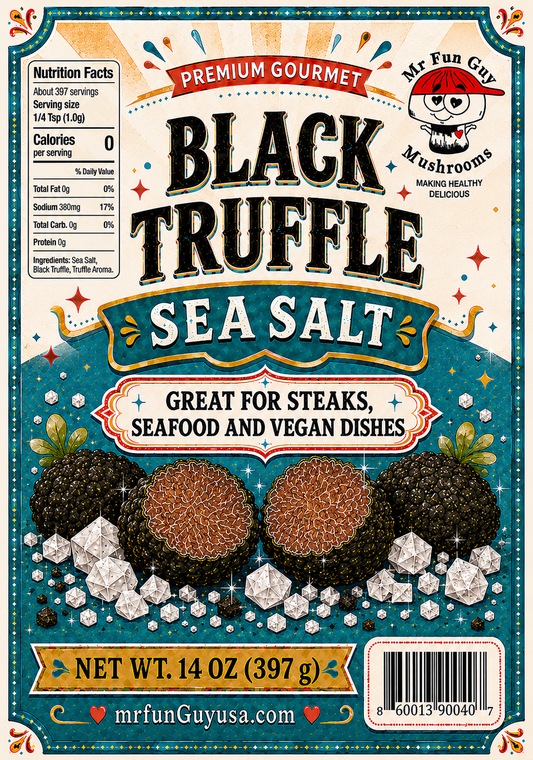 BLACK TRUFFLE SEA SALT 14oz