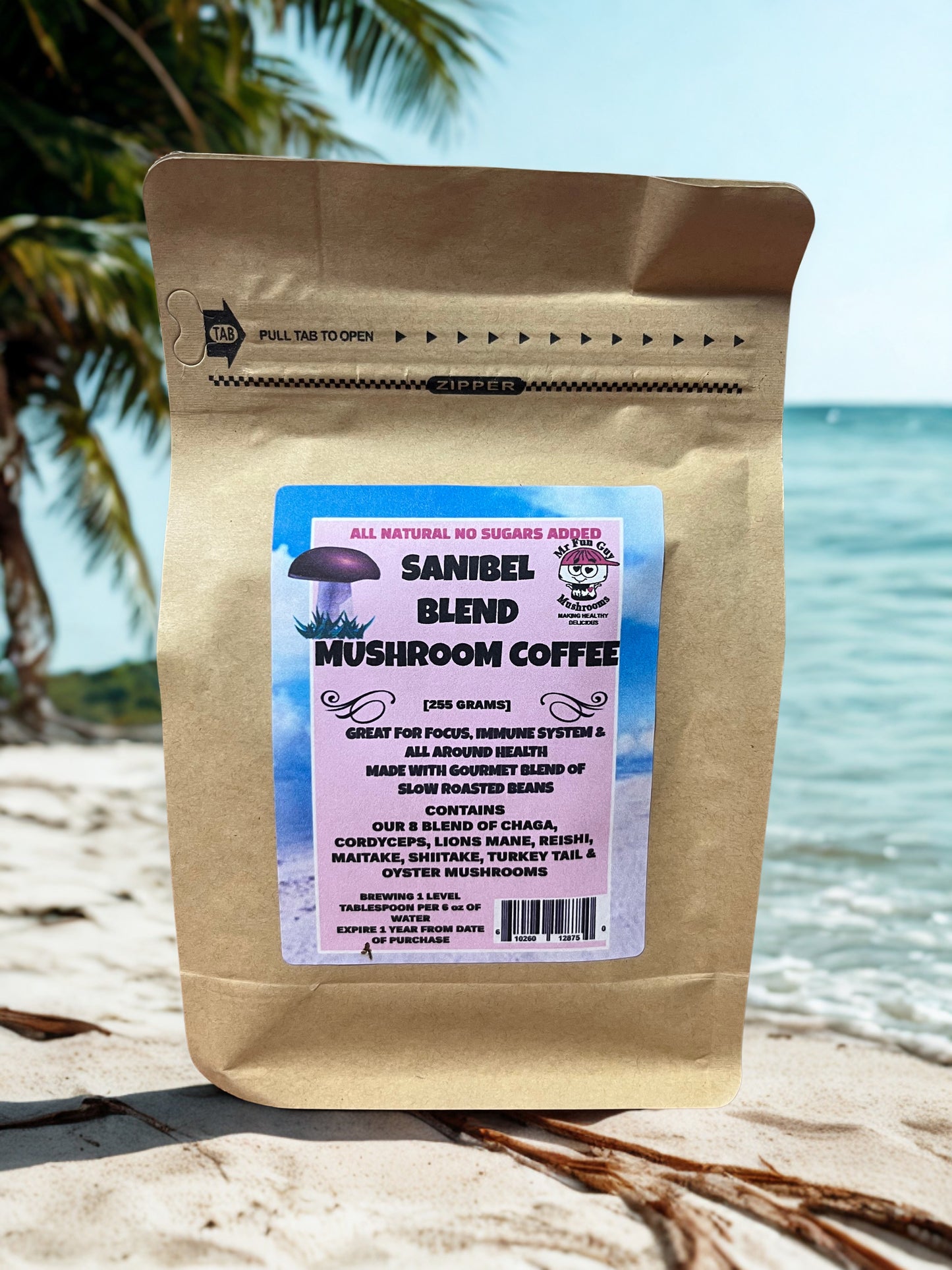 Sanibel Blend Mushroom Coffee 256 grams