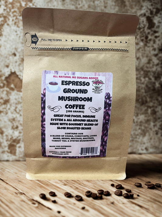 Espresso Ground Mushroom Coffee 255 grams