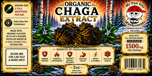 Organic Chaga Extract 2 oz