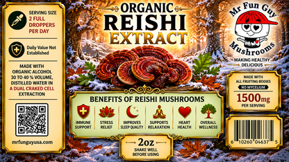 Organic Reishi Extract 2 oz