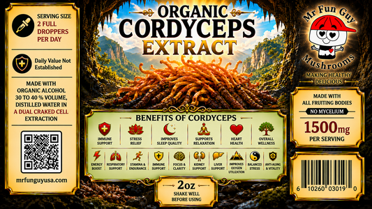 Organic Cordyceps Extract 2 oz