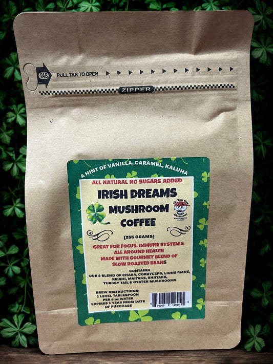 Irish Dreams Mushroom Coffee 255 grams