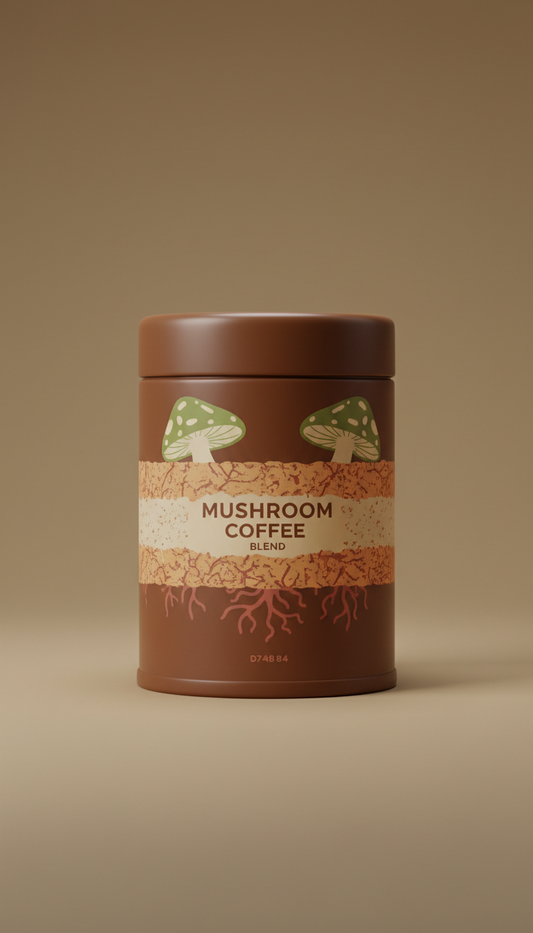 Mushroom Coffee Blend Artisanal Tin