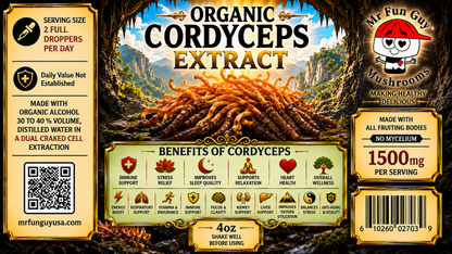 Organic Cordyceps Extract 4 oz