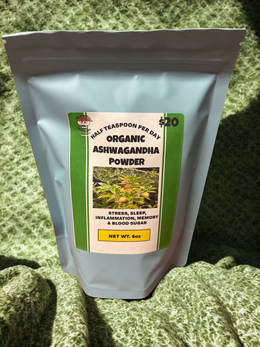 Organic Ashwagandha Powder 6 oz
