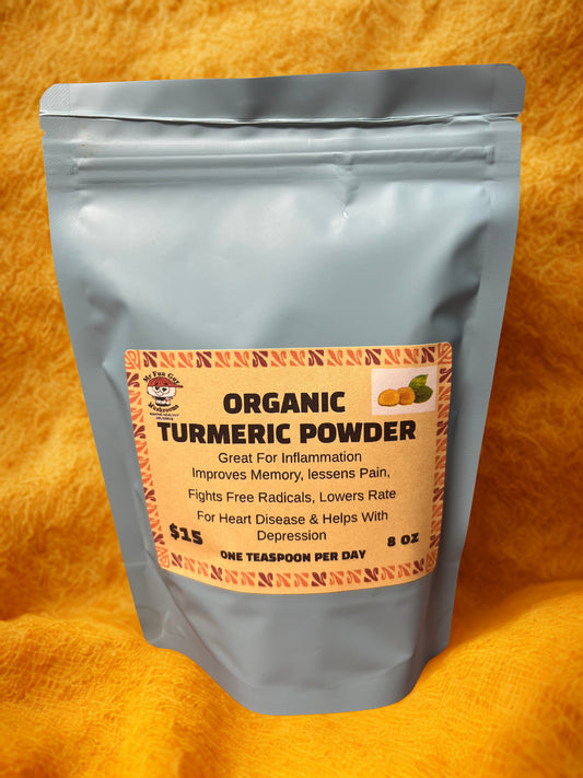 Organic Turmeric Powder 8 oz