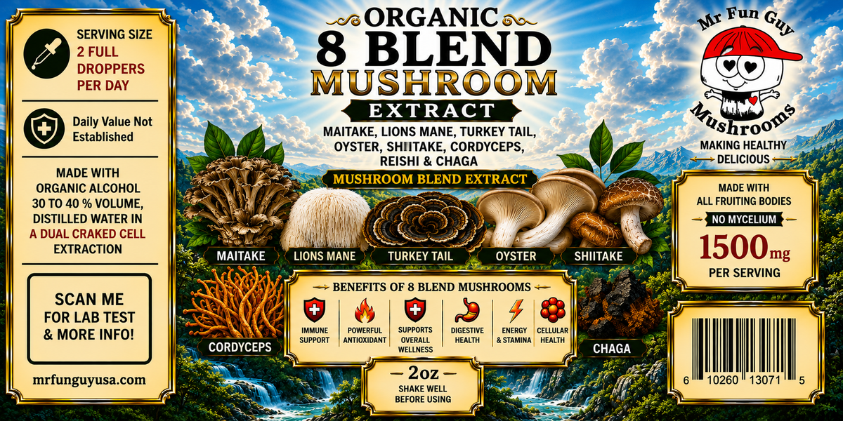 Organic Super 8 Blend extract 2 oz