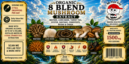 Organic Super 8 Blend extract 2 oz
