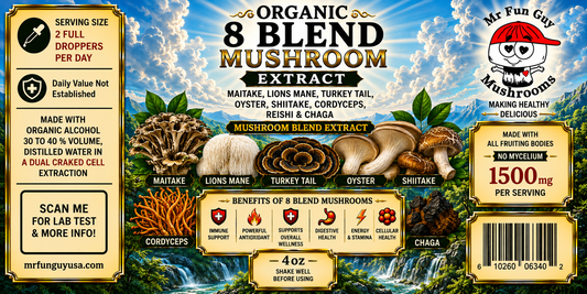 Organic Super 8 Blend Extract 4 oz