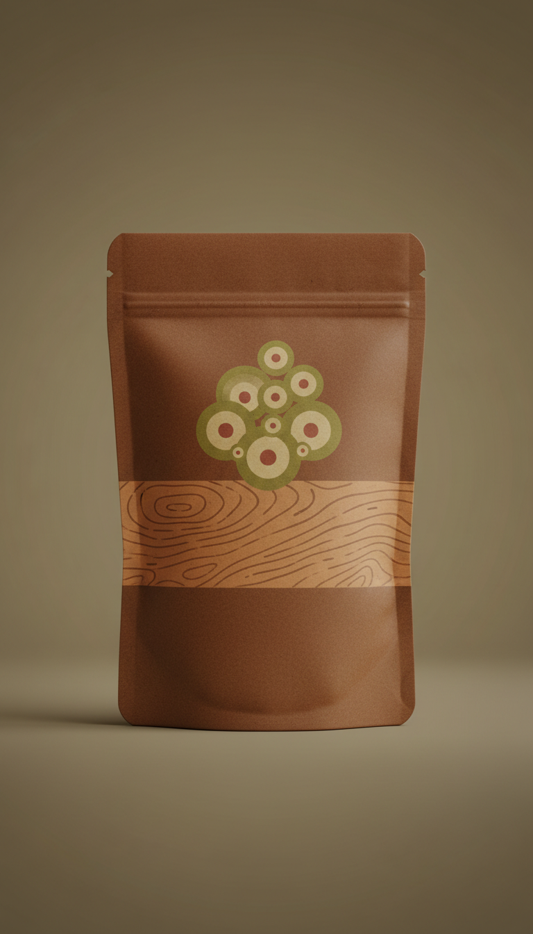 Reishi Spore Powder Resealable Pouch