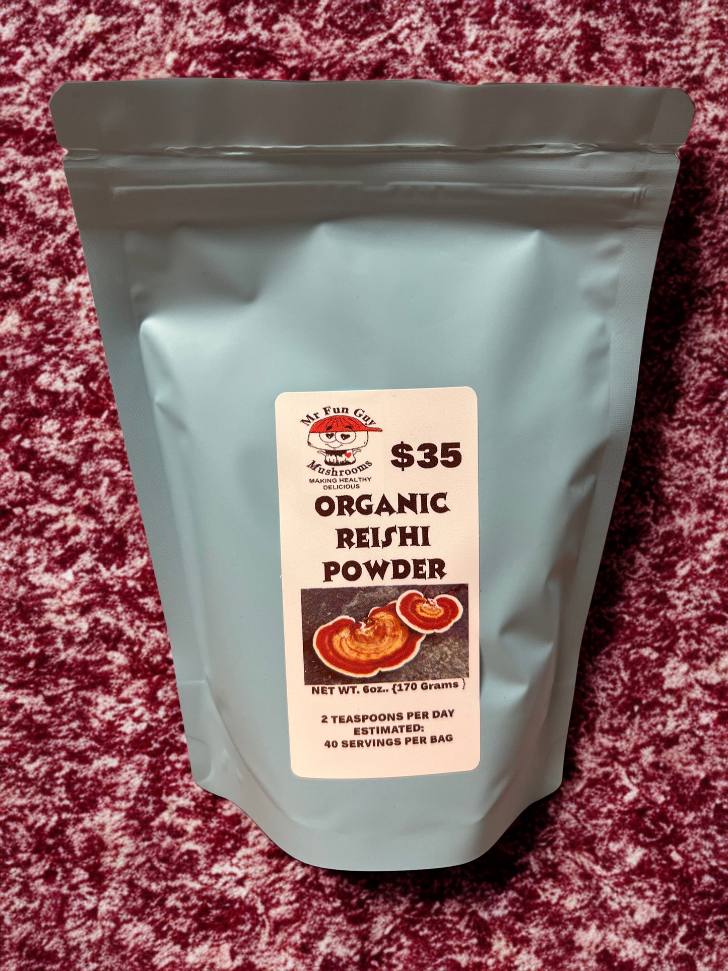 Organic Reishi Mushroom Powder 6 oz