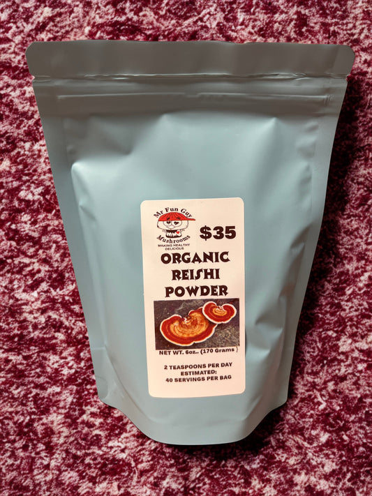 Organic Reishi Mushroom Powder 6 oz