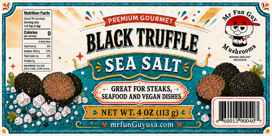 BLACK TRUFFLE SEA SALT 4oz
