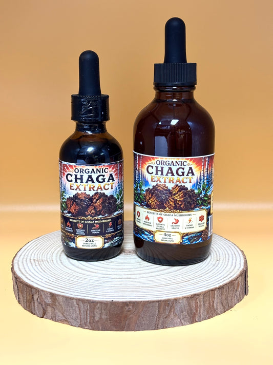 Organic Chaga Extract 2 oz