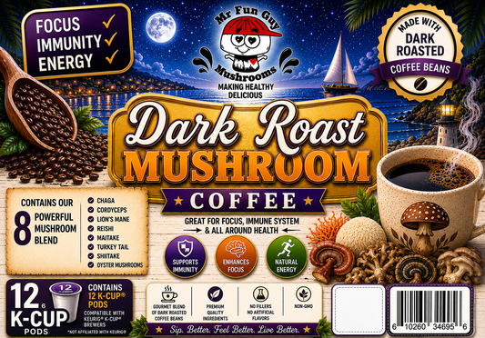 Dark Roast Mushroom Coffee 12 K Cups