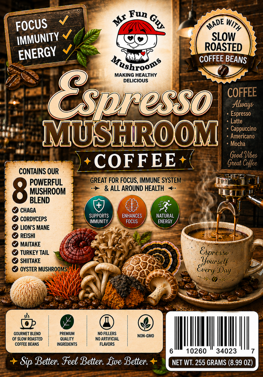 Espresso Ground Mushroom Coffee 255 grams