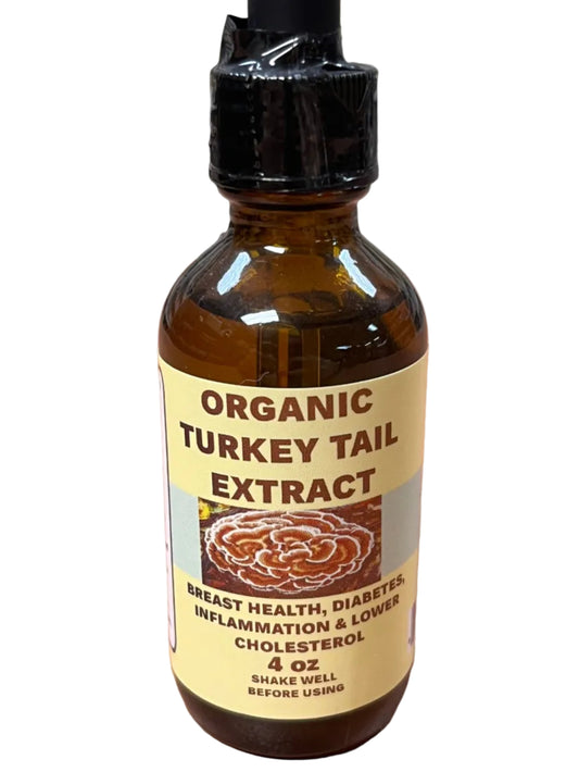 Organic Turkey Tail Mushroom Extract 4 oz