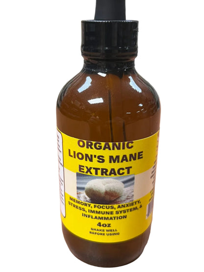 Organic Lion's Mane Extract 4 oz