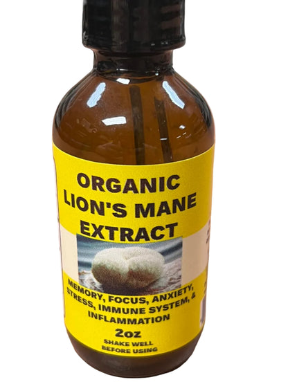 Organic Lion's Mane Extract 2 oz
