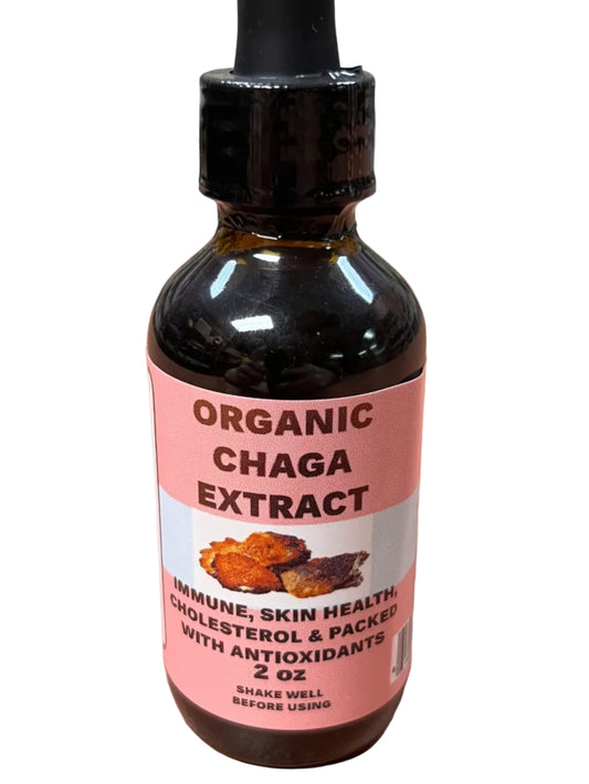 Organic Chaga Extract 2 oz