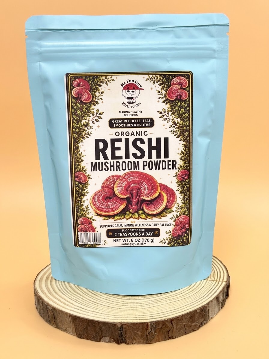 Organic Reishi Mushroom Powder 6 oz