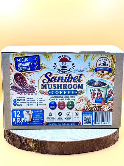 Sanibel Blend Mushroom Coffee 12 K Cups