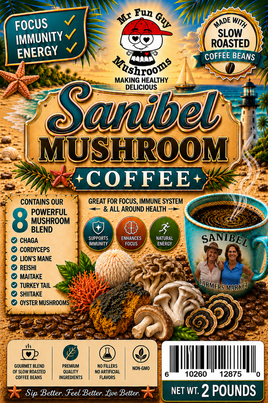2 POUND BAG OF SANIBEL MUSHROOM COFFEE