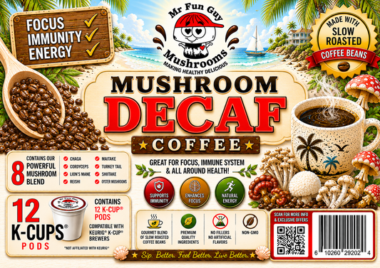 Decaf Blend Mushroom Coffee 12 K Cups