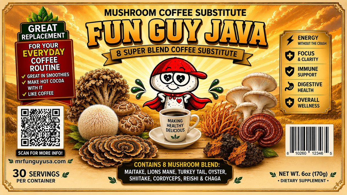 Fun Guy Jumpin' Java 6 oz Coffee Substitute