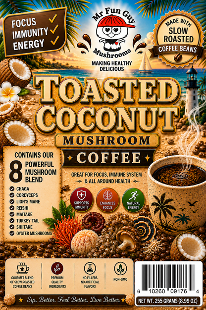 Toasted Coconut Mushroom Coffee 255 grams