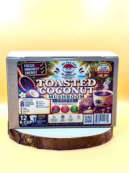 Toasted Coconut Mushroom Coffee 12 K Cups