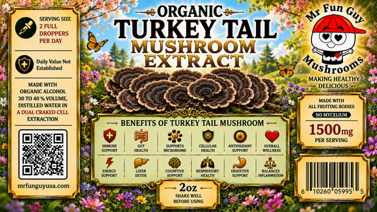 Organic Turkey Tail Mushroom Extract 4 oz