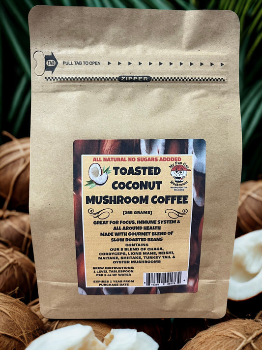 Toasted Coconut Mushroom Coffee 255 grams