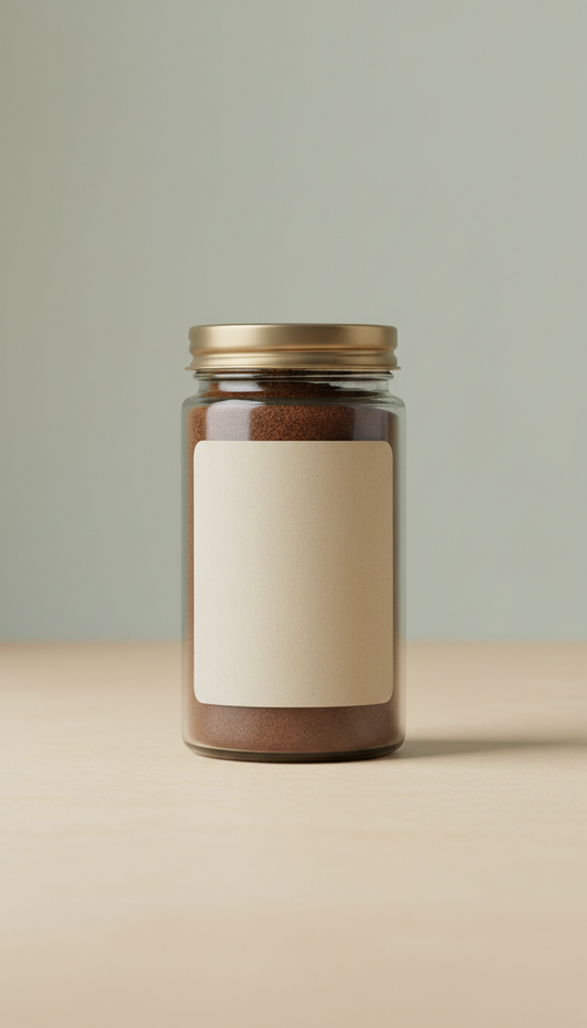 Clarity blend mushroom coffee jar