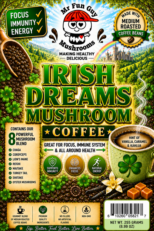 Irish Dreams Mushroom Coffee 255 grams