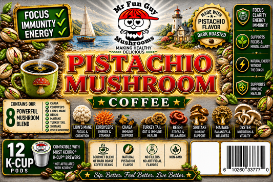 Perfect Pistachio Mushroom Coffee 12 K Cups